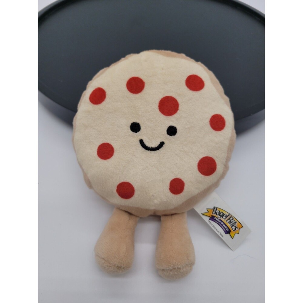 BAGEL BITES Pepperoni Pizza Advertis Plush  Food Stuffed Toy Cute Frankford 6"